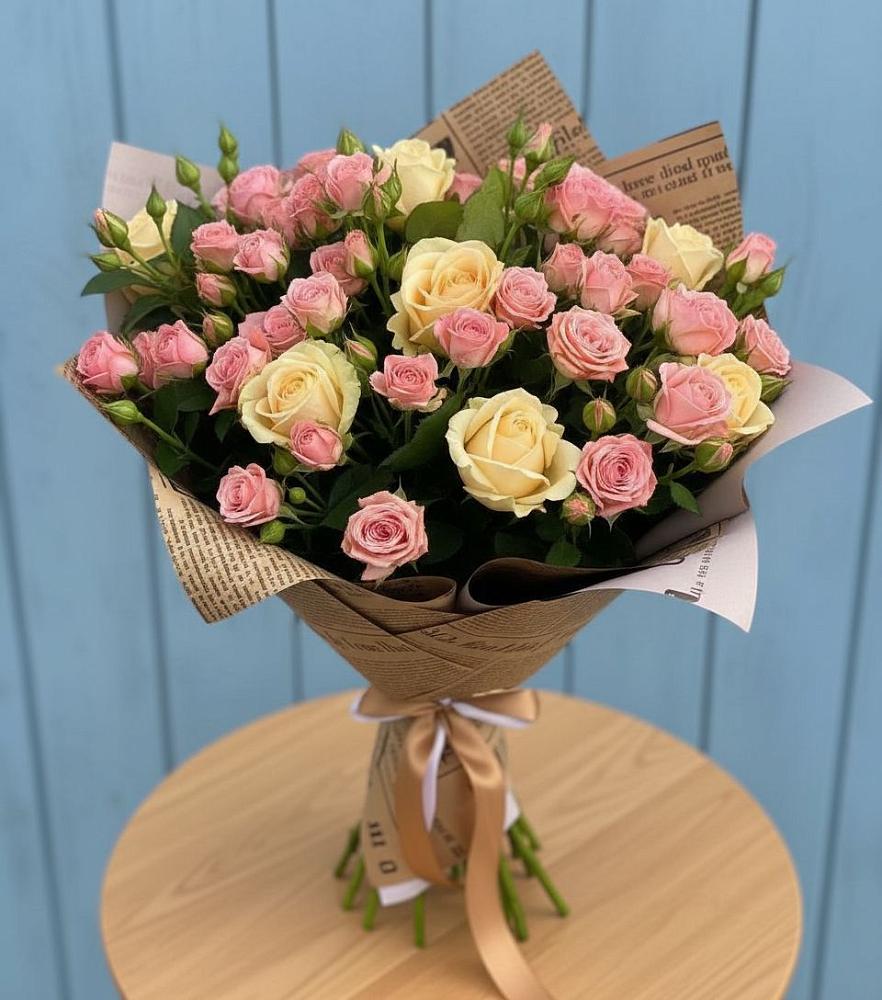 Букет варенье из роз в Белоомуте Букет цветов из: Розы в Белоомуте