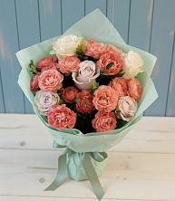 Букет влюбленный романтик в Белоомуте Букет цветов из: Розы в Белоомуте