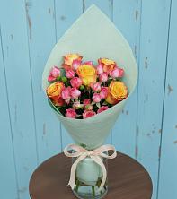 Букет Отличное настроение в Белоомуте Букет цветов из: Розы в Белоомуте